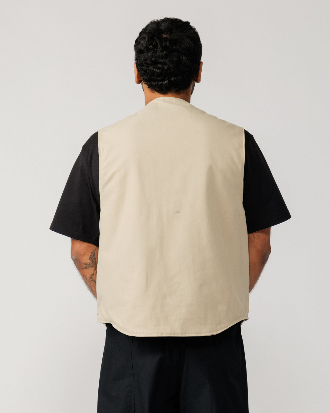 Multi-Pocket Mill Vest - Stone