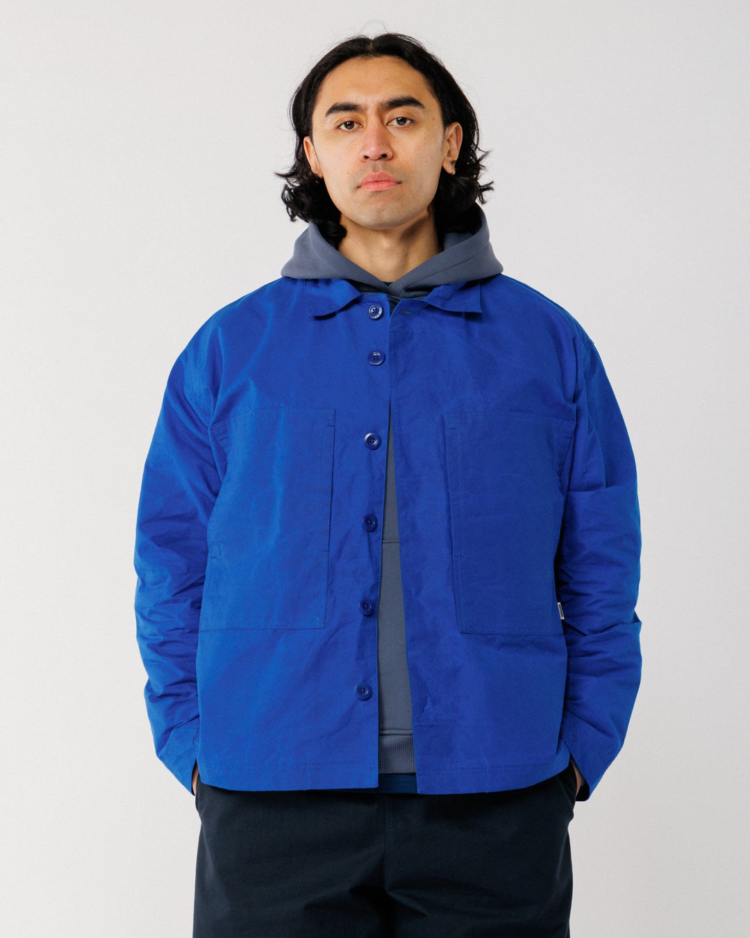 Nell Overshirt - Cobalt Blue