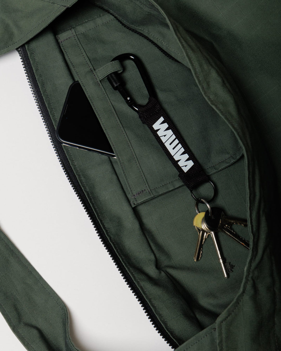 Water Resistant Studio Bag - Mineral Green