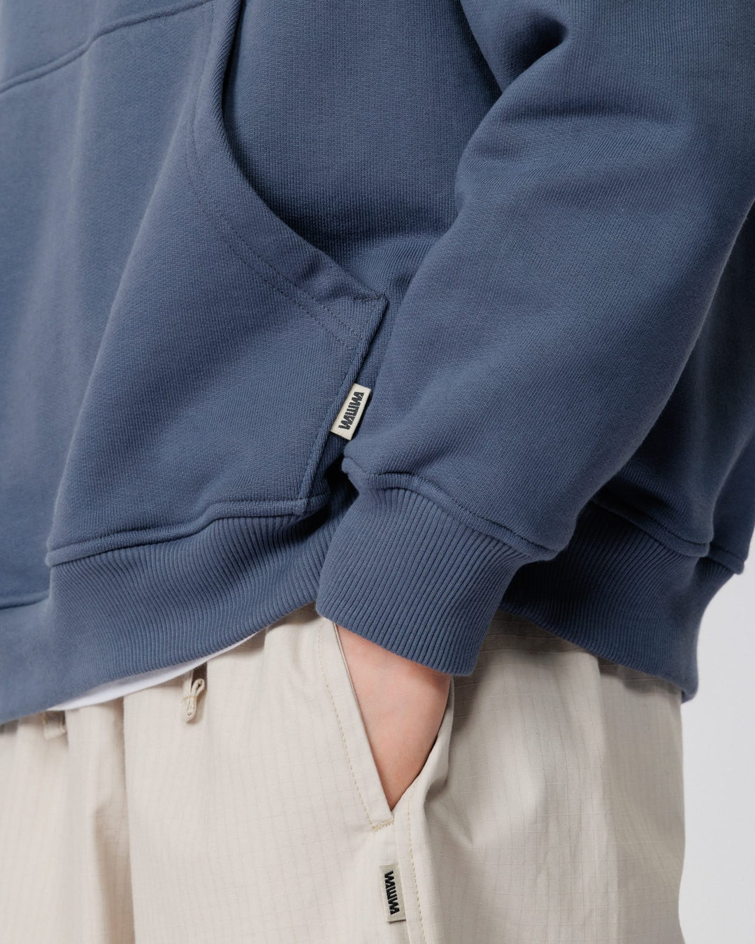 520 Organic Hoody - Washed Blue