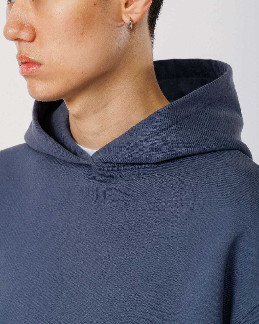 520 Organic Hoody - Washed Blue