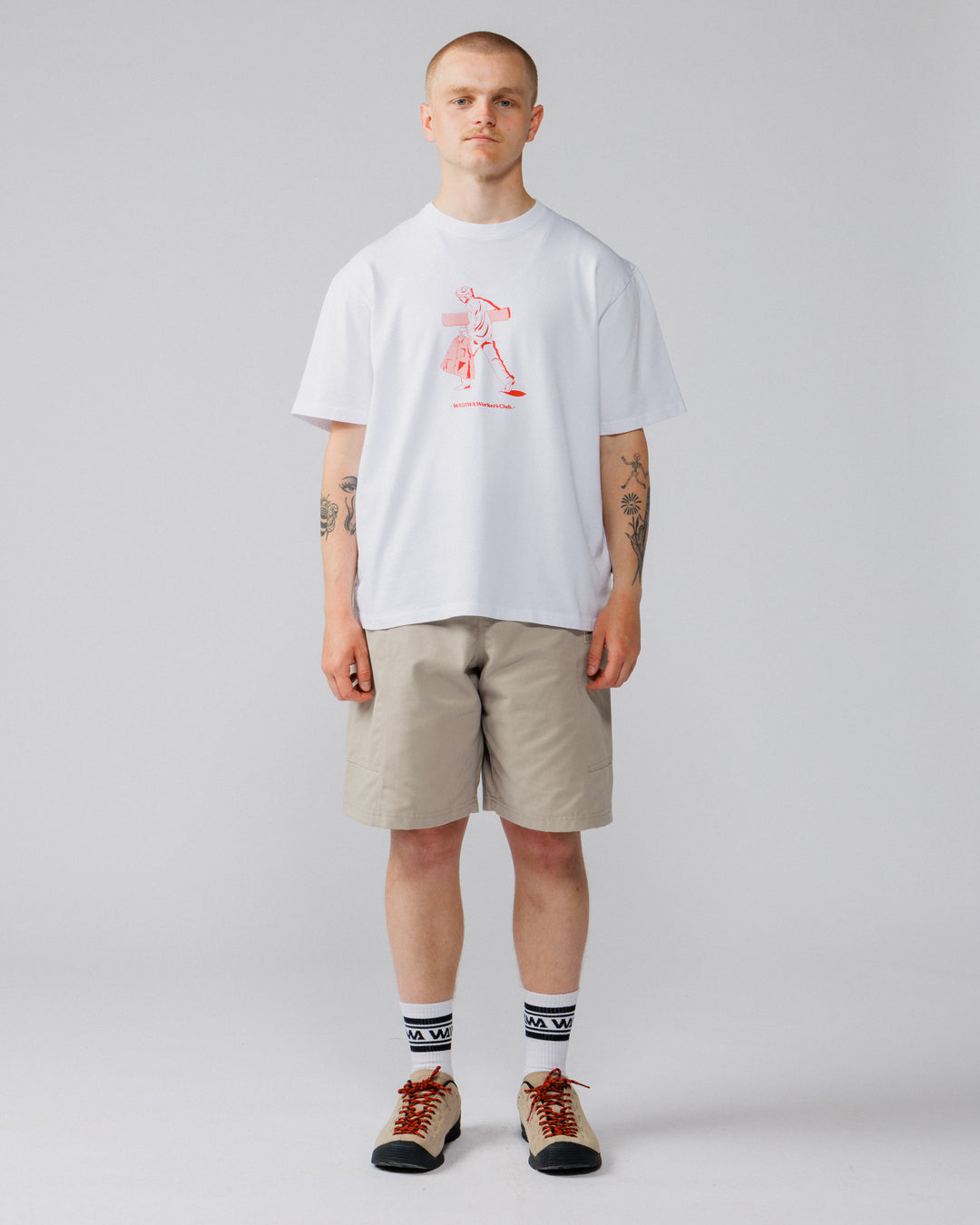Workers Stride T-Shirt - White