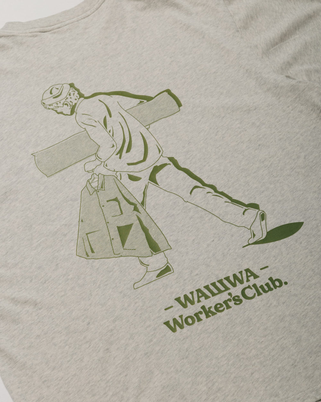 Workers Logo Stride T-Shirt - Marl Grey