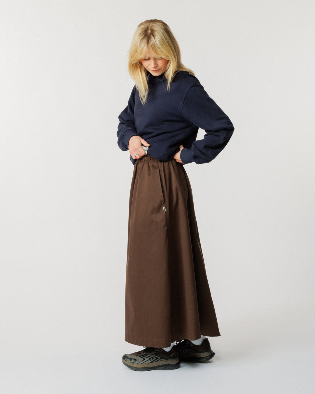 Moleskin Ayla Skirt - Brown