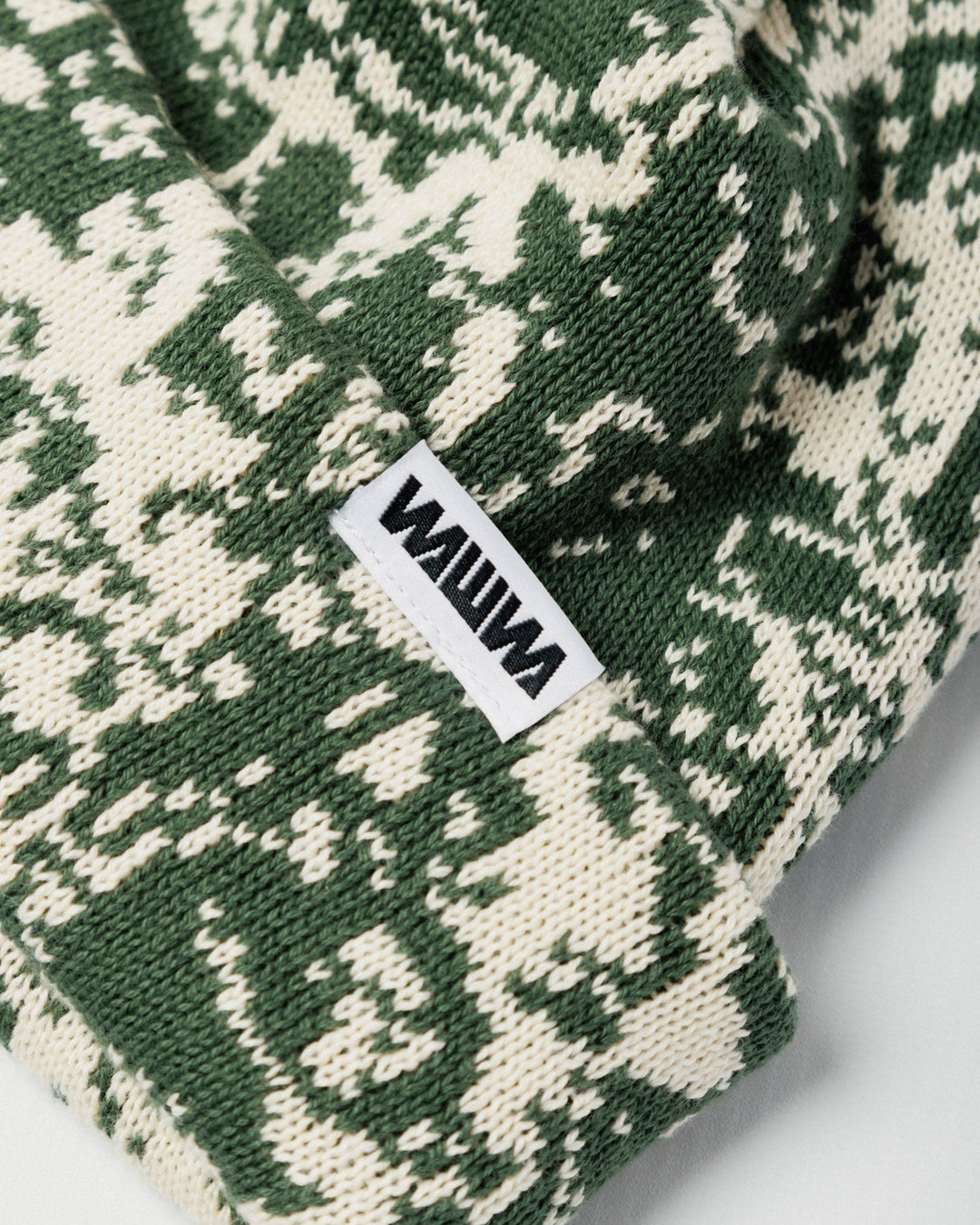 Barley Hat & Scarf Set - Khaki & Natural