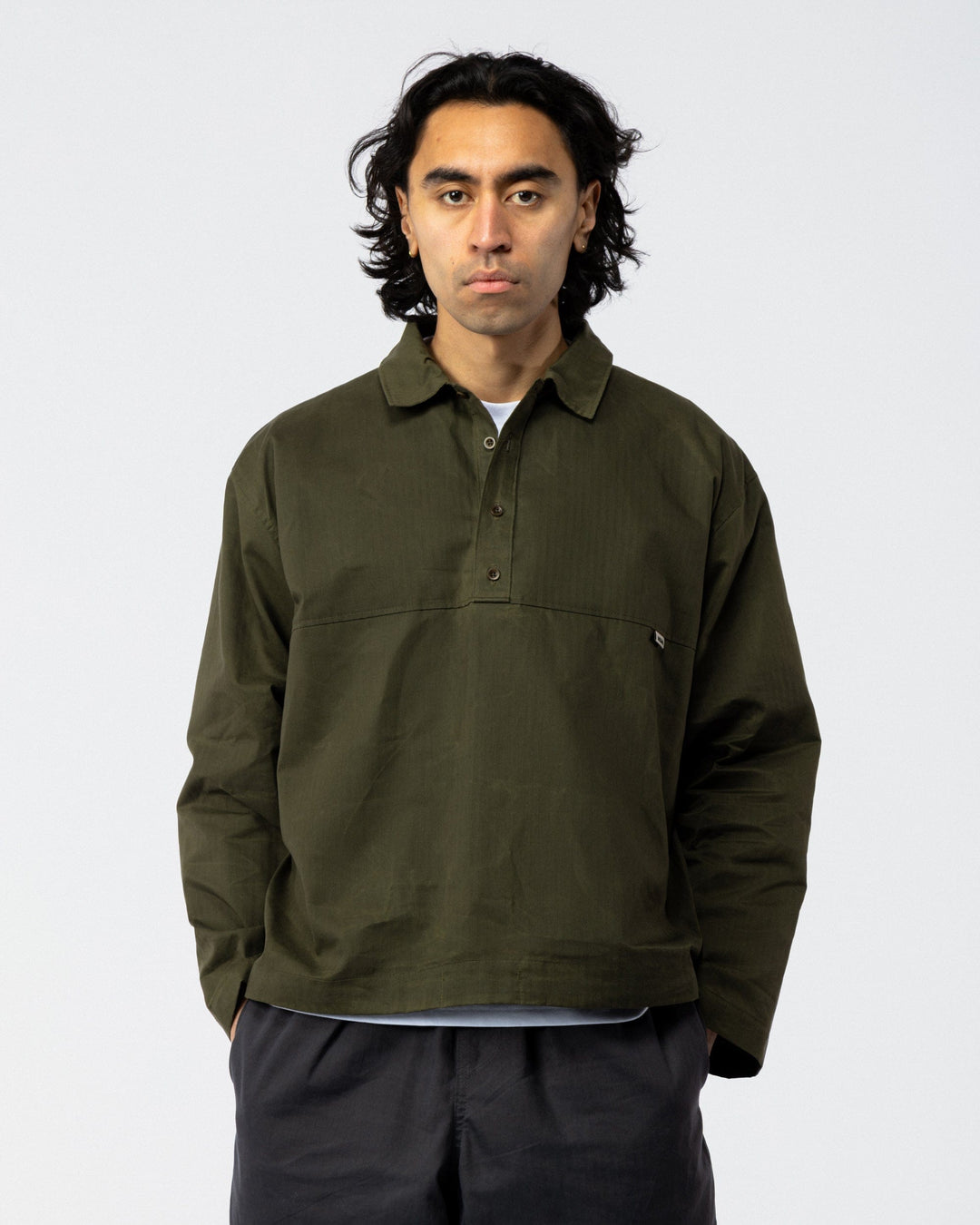 Hybrid Aero Workshop Smock - Olive