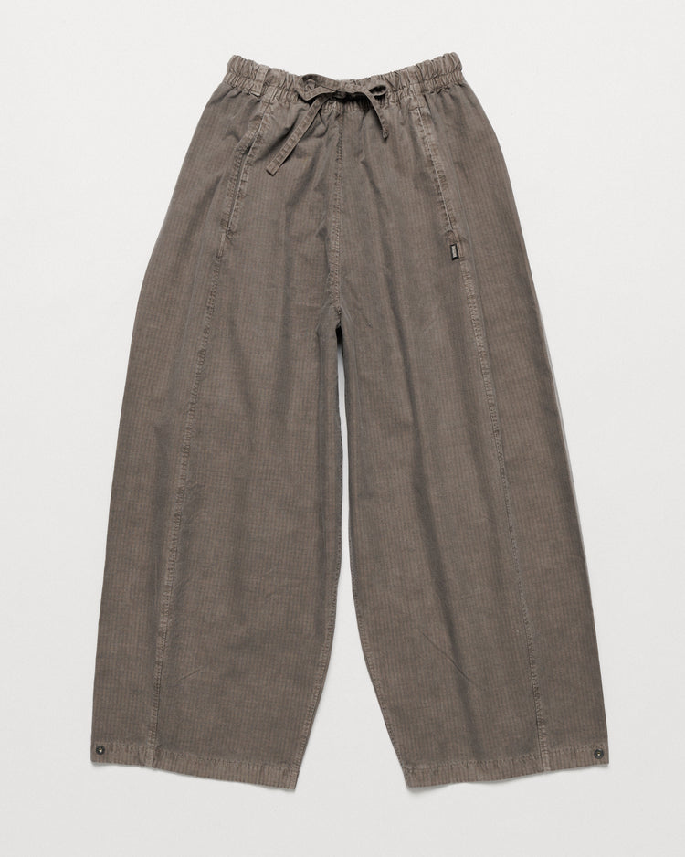 Garment Dyed Atlas Pants - Fawn Brown — front flat, full garment