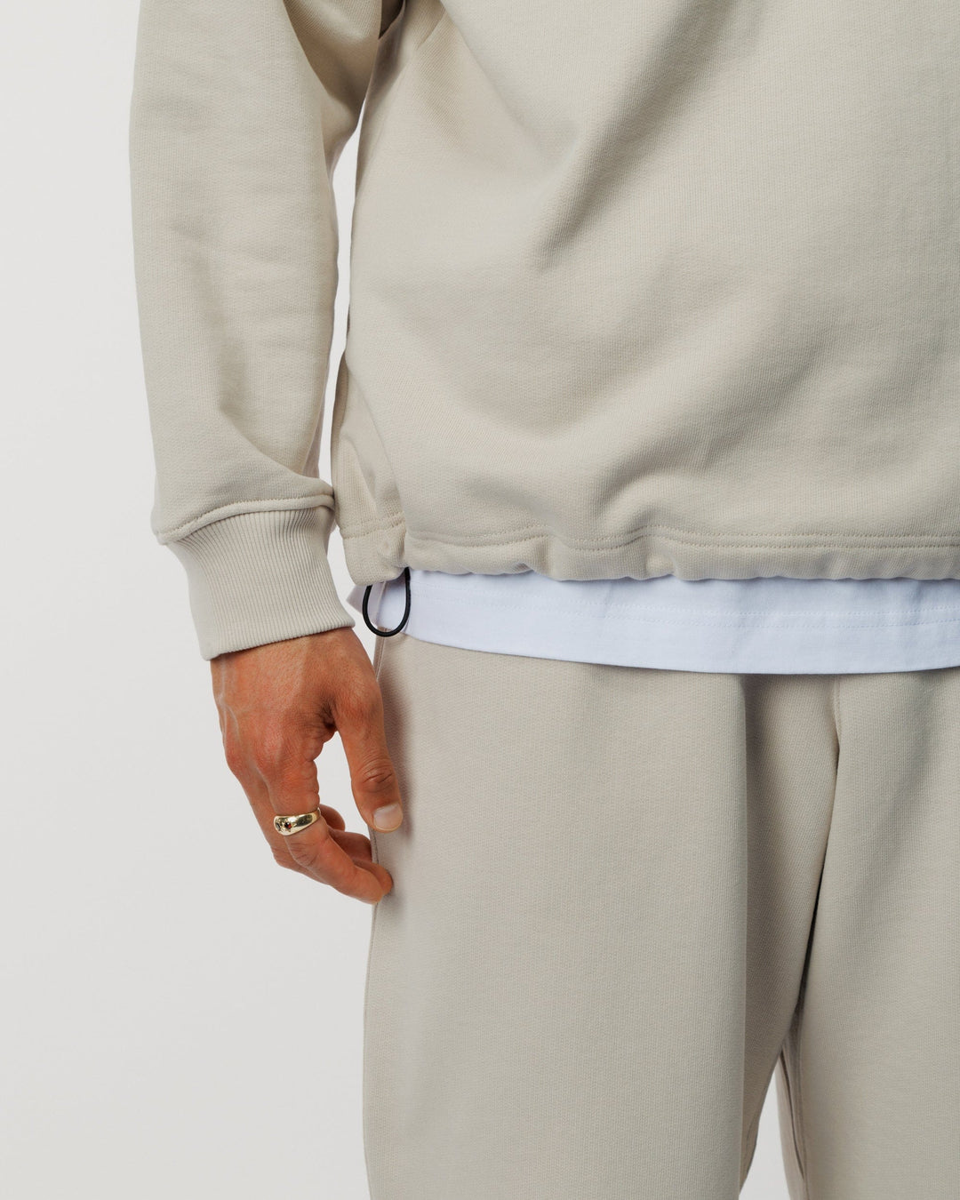 Ellis Rugby Sweatshirt - Stone