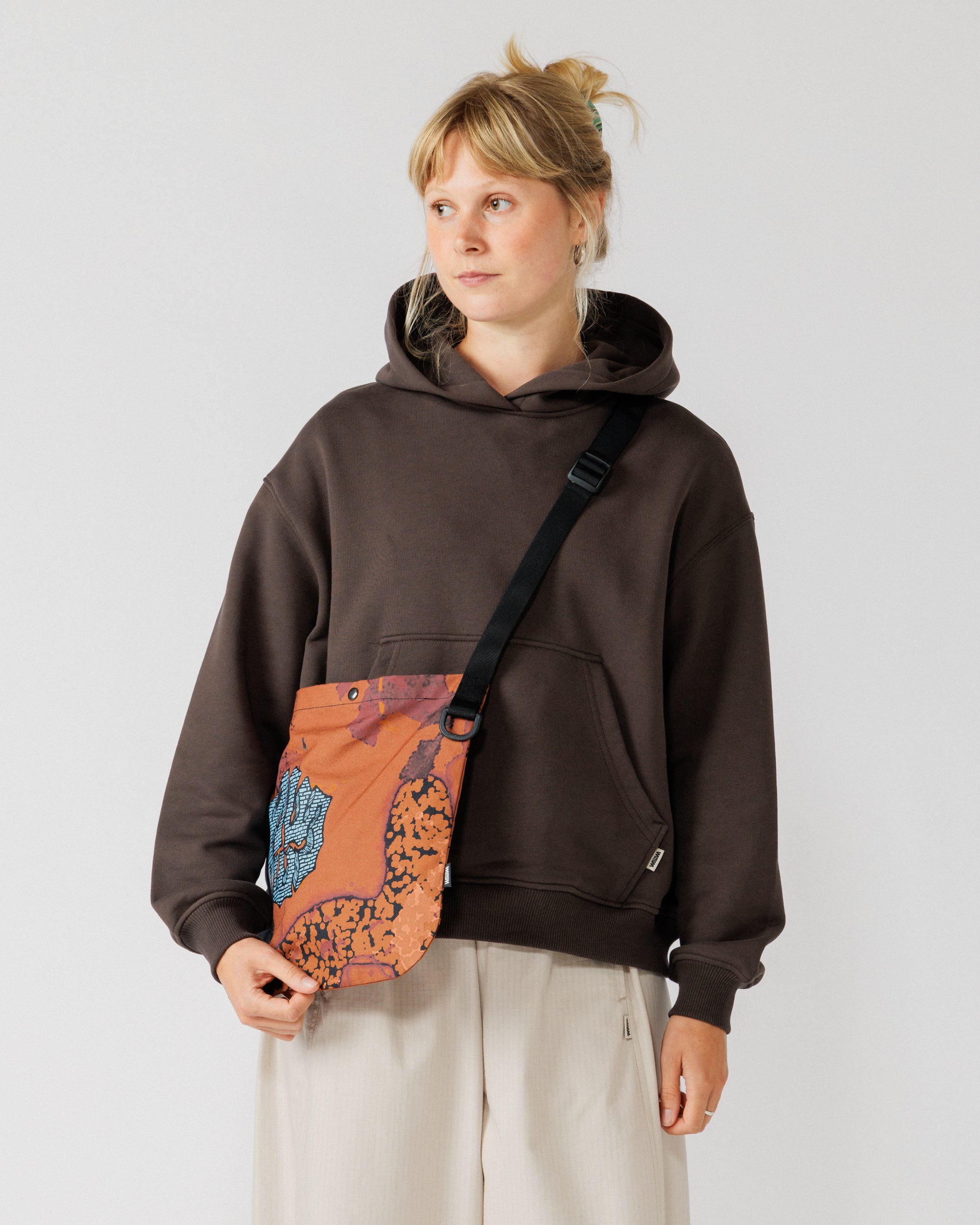 Musette - Abstract Brick Camo — front crop, print legible